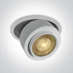 25W įleidžiamas pakreipiamas &scaron;viestuvas, baltas, 3000K, 11128G/W/W
