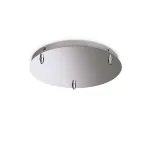 Pakabinamas &scaron;viestuvas Ideal Lux Aksesuaras Rosone Standard 3 Luci Cromo