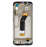 Dėklas LCD Ekranas + Touch Unit + Front Cover for Xiaomi Redmi 10 (2022) Juodas (Service Pack)