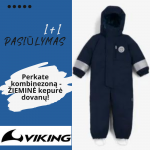 Viking žieminis kombinezonas Toasty Winter Playsuit - Navy
