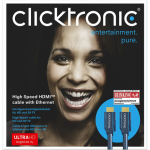 Clicktronic 70304 High Speed HDMI&trade; kabelis su amžinybe, 3 m Clicktronic