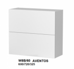 Extom Pakabinama spintelė Sidabrinis W8B 60 AV