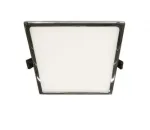 24W LED įmontuojama panelė, juodu korpusu, 3000K