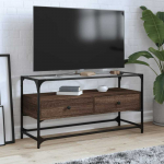 TV staliukas TV spintelė, ruda ąžuolo, 98x35x51cm, mediena