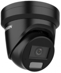 IP kamera Hikvision dome DS-2CD2386G2H-IU F2.8 (juoda, 8 MP, 30 m. IR, AcuSense)