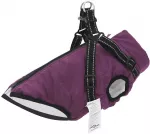 &Scaron;unų kailis su diržais, atsparus vandeniui, violetinis, 2XL