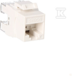 Kontakt Simon GN.RJ45 CAT5E UTP SIMON Baltas