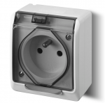 Elektro Plast Nasielsk GN.2P+Z N/T IP44 balta KL.DYMNA HERMES