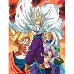 Plakatas Sd Toys Dragon Ball Z Heroes vs Cell glass poster
