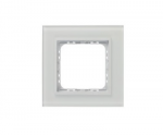 Ospel R-1RGC/78/00 SONATA Vieno rėmo baltas matinis stiklas R-1RGC/78/00