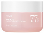Anua Peach 77 Niacin Enriched Kremas veido kremas su persikų ekstraktu, 50 ml