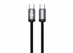 Jellico B27 USB-C - USB-C PD 60W kabelis 1m juodos spalvos