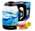 Happy People Virdulys Stiklinis elektrinis virdulys su LED ap&scaron;vietimu SuTai 2L 2000W