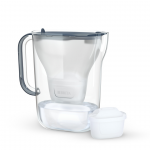 Vandens filtravimo ąsotis BRITA Style Essential 2.4L, mėlynas su vandens filtru MAXTRA PRO 1 vnt.