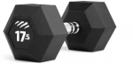 Svarmuo / hantelis TIGUAR Dumbbell HEX 5&ndash;50 kg (Svoris: 17.5kg)