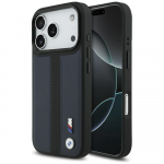 Dėklas BMW M Perskirtasated Stripe Logo MagSafe skirtas Apple iPhone 17 Pro mėlynos spalvos