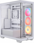 &bdquo;Corsair 3500X LX-R&ldquo; kompiuterio korpusas, &bdquo;Mid-Tower&ldquo;, E-ATX, RGB, grūdintas stiklas - baltas