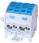 Simet 81506003 Al/Cu paskirstymo blokas SCB 35-2 (80220) SIMBLOCK vienpolis 2x35mm2 mėlynas 81506003