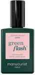 Manucurist Žalias Flash Nagų lakas lakier do paznokci Satin 15ml