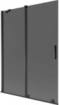 Vonios sienelė Mexen Velar, 130 x 150 cm, Juodas/Graphite