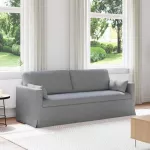 Sofa &Scaron;viesiai pilka 198 x 78 x 80 cm Metalas