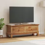 TV staliukas Televizoriaus stovas su stalčių Natūrali 110 x 35 x 40 cm