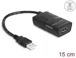 DeLOCK Izolator USB 2.0 Typu-A męski na żeński su izolacją 5 kV dla linii przesyłu danych