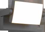 Sieninis LED lauko &scaron;viestuvas TRIO KANSAS, 10 W, 3000 K, 1000 lm, antracito sp, 10x20x15cm