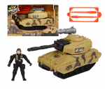 Big Tree Žaislinis karinis tankas su figūrėle