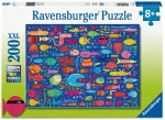 Dėlionė Ravensburger - Juokingi žuvų draugai 200p (12004305)