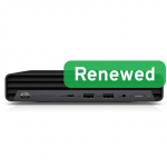 HP Renewed Grade B | EliteDesk 800 G6 | Intel Core i5 | i5-10500T | 8 GB | SSD | 256 GB | Intel UHD Graphics 630 | Windows 11 Pro