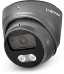 EVERMAX IP kamera EVERMAX EVX-IP5D01-IRW-Ai-G IP kupolinė kamera grafito spalvos 5 Mpx IR 40 m AI IP67 mikrofonas