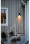 Solar Plus Fasadinė armatūra Milo G2 M I GU10 juoda, IP65, IK06. Maks. 10W LED.