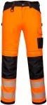 Darbo kelnės PORTWEST PW340, Dydis: 32, Pw spalvos: Oranžinis/Juodas Short