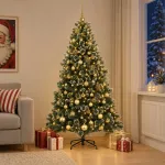 Dirbtinė kalėdinė eglutė su rutuliuku 240 cm 300 LED