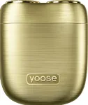 Laifen Yoose Mini S golarka, maszynka elektrinė vyri&scaron;ka, IPX7, USB-C, podr&oacute;żna, auksinė