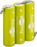 Goobay 3x AA (Mignon) - 2100 mAh, Solder tail (Z), (NiMH) 3,6 V