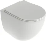 Pakabinamas unitazas Ravak Chrome AquaSpin su dangčiu, baltas, X03121