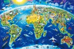 Dėlionė 1000 detalių suaugusiems World Landmark 70 x 50 cm dėlionės suaugusiems klasikinės dėlionės 1000 detalių suaugusiems sunkios edukacinės dėlionės suaugusiems vaikams 1000 detalių