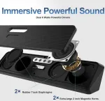 Kompiuterio kolonėlės staliniam kompiuteriui, ne&scaron;iojamam kompiuteriui, plan&scaron;etiniam kompiuteriui, laidinis Usb mini soundbar garsiakalbis su stereo garsu, vibruojančios membranos, srauto diodai, plug and play pc garsiakalbiai