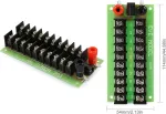 Evemodel Pcb005-2-eu maitinimo skirstytuvas 3 įėjimai - 20 i&scaron;ėjimų Dc ir Ac maitinimo &scaron;altiniui, 2 vnt.