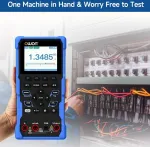 Owon Hds120 Osciloskopas 2 viename 1 Mhz Ne&scaron;iojamas Multifunkcinis Osciloskopas Multimetras, 20000 Skaičiavimų Skaitmeninis Multimetras 2.8 Colių Ips Ekranas Universalus Testavimo Prietaisas (osciloskopas +