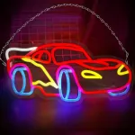 Neoninis &scaron;viesos ženklas, neoninis ženklas Usb neoninis ženklas Automobilinis neoninis &scaron;viesos ženklas Neoniniai ženklai Neoninė lempa miegamajam, žaidimų kambariui, vakarėliui, barui, vaikų kambariui, miegamajam, berniukams