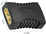 Vmojo 2 x Hdmi adapterio jungtis Hdmi moteri&scaron;ka į Hdmi moteri&scaron;ką A tipo Full Hd 1080p Hdr Arc didelės spartos su Ethernet paauksuotais kontaktais