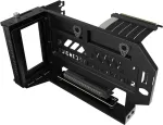 Cooler Master Vertical Gpu Holder Kit V3 - skirtas E-atx/atx/matx Pc korpusams ir Pci-e 4.0 įrenginiams, pritaikomas modulinis vaizdo plok&scaron;tės laikiklis, storas Sgcc plieno laikiklis, įskaitant 165 mm riser kabelį - juodas