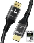 Hdmi 2.1 kabelis 6m, 8k/4k, 48gbps, Earc, Hdr10+, suderinamas su žaidimų Pc ir Tv