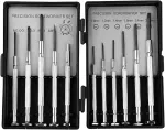 Geekerchip 11-in-1 precizi&scaron;kų mechaninių atsuktuvų rinkinys, laikrodininko įrankių rinkinys, mini atsuktuvų rinkinys, skirtas laikrodžių ir akinių taisymui, "pasidaryk pats"