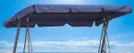 Quick star holivudinių sūpynių stogo uždangalas 210 x 145 cm mėlynas vandeniui atsparus universalus pakaitinis stogas sodo sūpynėms 3 vietų uv 50 sūpynių stogo pakaitinis uždangalas
