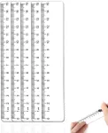 5 vienetų liniuotės rinkinys, 15 cm, plastikinė, skaidri, nelinkstanti, trumpa, skaidri, 15 cm, pradinei mokyklai, 1 klasei, vaikams, mažos liniuotės, lanksčios, skirtos kairiarankiams, mokyklinės prekės, matavimo prietaisai