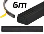 E formos durų ir langų sandarinimo juosta 15x8mm 6m lipni triuk&scaron;mo izoliacija